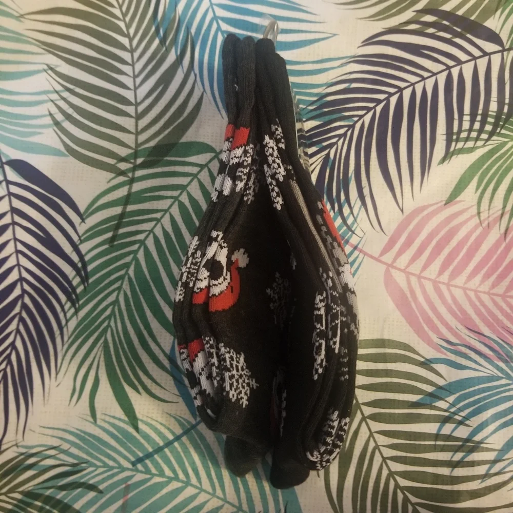 Disney Tim Burtons Nightmare Before Christmas Jack Skellington Crew Socks 6.5-12